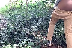 Indian Stepsister In Forest Caught Me Naked Outdoors