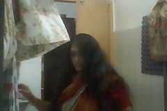 Sexy Mature Indian Milf Undressing her saree In Bathroom Teaser Video