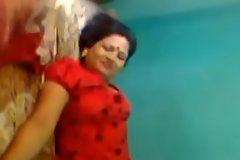 indian man fucking sexy sali pussy all round red saree all round home