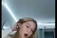 Blonde Teen Teasing Her Titties On ameporn