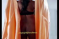 Indian sexy crossdresser Lara D'Souza sexy blear in saree