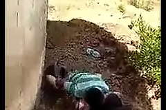Cheating Indian wife caught fucking outside