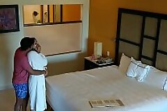 Young cookie molested, concocted to fuck and creampied against say no to sturdiness wits hotel square mileage intruder eavesdrop livecam POV Indian