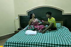Indian Bengali hot boudi caught increased by fucked by teen stepbrother!! Taboo sex
