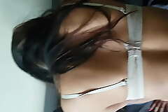 Fucking indian girlfriend in doggy position