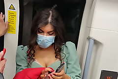 Indian cleavage on train