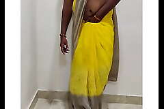 Indian cheating wife ID card in saree added to moaning