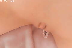 Blonde fucks her tight hole with Mom’s toy