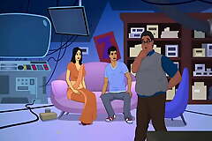 Horny Stepson Copulates Desi Stepmom - Desi Hindi Chudai Audio - Stepmom hardcore - Big Cock Stepson - Animated Cartoon Porn