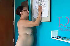 Indian nudist painting Indian pattern - Mandala  Foil music  In the altogether craftiness workshop  Scene 1