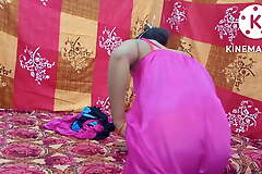 Indian maid hot working in room Cleaning your priya bhabhi