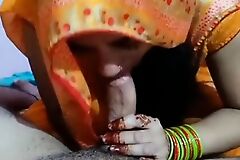 Desi Indian Bhabhi sucking with deveg cock  hot deep face hole  almost karvachut village beautiful Bhabhi Anita sensual blowjob