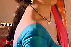 Hot cleavage show tamil video cut part, beautiful tamil  saree