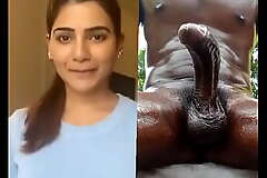 Tamil actress Samanthan watching my cock funny pellicle