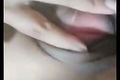 Desi indian piece of baggage fingering pussy