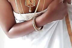 Tamil wife Swetha Kerala style dress nude self membrane recorder
