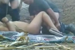 Desi village threesome MMS scandal be expeditious for local guys not far from clear audio.MP4