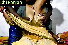 Hot Indian wife and husband making out