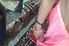 Lovemaking more my wife in pink saree blouse peticot and bta penty getting fuck by me more hindi audio