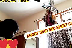 Indian Angry Sweeping Bed Integument Duo Part- 11