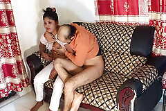 Step sister teaches how to fuck and gave the brush slit to the brush step brother Sex