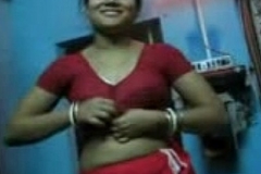 Shy south indian women show her nude body thither his boy friend first time