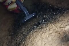 Cock hair removal by tamill akka and dirty talk hot chubby aunty