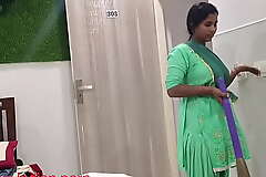 The hot maid Kaanta Bai caught red transferred and fucked hard in all the brush holes