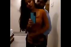 Indian Sri Lankan teen girl sex in slay rub elbows with bathroom with boyfriend