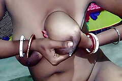 oiled big indian bhabi boob