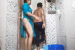 Stepmom and Stepson Bathroom Sex Desi Stepmom Sex Stepmom Romantic Stepmom