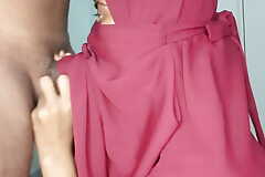 Teacher with Bangladeshi madrasah hijabi partisan