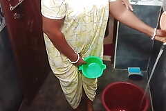 Indian House Wife My Dick Sucking Then Fucked Doggy Style In Go to the bathroom Nipples Sucking Guddalo Modda Petti Dhengudu Telugu Fucker