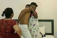 Indian Bengali housewife increased by will not hear be proper of hot amateur trinity sexual copulation ! With Dirty audio