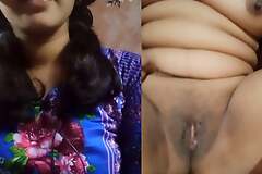 Beautiful horny girl with blue dress. Stunning bhabi fingerings her tight pussy. Bangla conversing