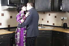 Indian housewife fucked in kitchen