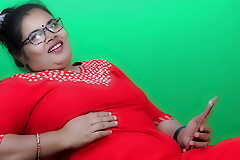 MUMBAI NAUGHTY GIRL FINGERING IN RED DRESS AND GLASSES CLEAR HINDI AUDIO