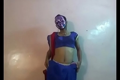 Indian saree casting glum underwear