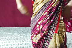 Indian maid Wear her Malkin Saree In fine fettle Duck by Malkin Husband