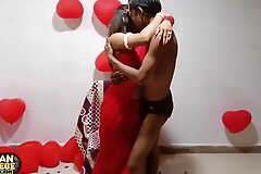 Fond Indian Couple Celebrating Valentines Day With Remarkable Hot Sex