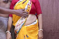 Hot mature milf amateur married facile aunty standing creampie fucking with husband friends in her house desi sizzling indian aunty in sexy saree blouse and petticoat big boobs beautyfull bengali boudi fucking and sucking cock and balls