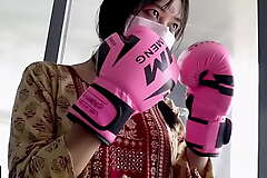 Desi UFC Fighter Girl Beating Loves a Pro