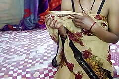 The sister-in-law was wearing a saree when the brother-in-law came and screwed the sister-in-law as a mare