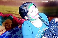 2024 How a village boy is fucking a desi girl at home on Holi, Hindi conversation, HQ Xdesi.