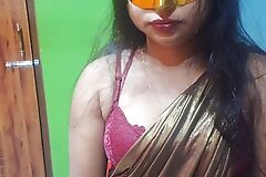 Indian bangoli retrench send his sexy wife to his boss so as not to loathing fired from work with bangla audio