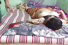 Awesome Fucking almost Awesome Knead be required of Bhabhi's Waist and Boobs