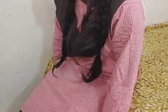 School girl broke her seal called home and fucked Hindi made a mare with audio