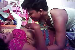 Indian village house wife hot romantic kissing
