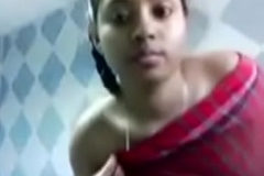 Desi girl Go to the powder-room show