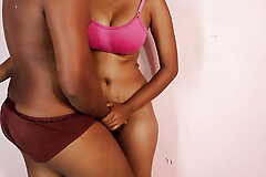 Beautiful Indian beautiful street girl wean away from huge cold at the end of one's tether public coition